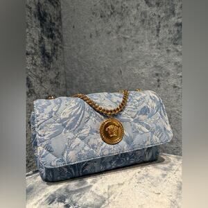 Versace fabric Medusa chain bag medium
